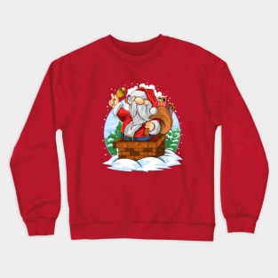 Santa Claus Christmas Eve Crewneck Sweatshirt